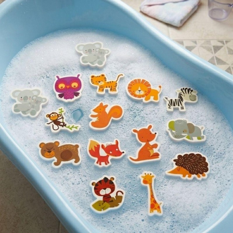 Pěnová zvířátka do vany 15 ks - Dárky.pro