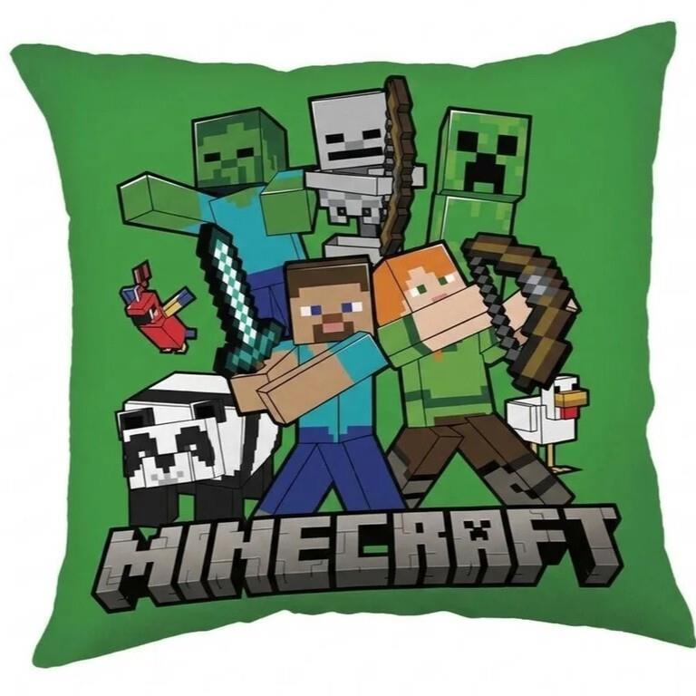 Polštářek Minecraft - Life, 40x40 cm - Dárky.pro