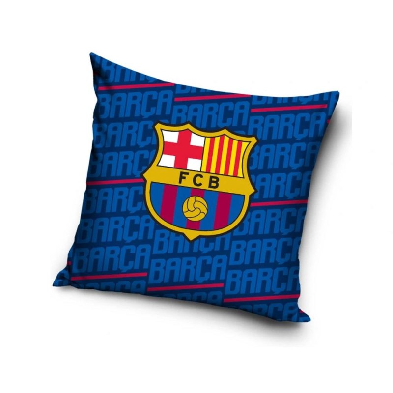 Povlak na polštářek - FC Barcelona Letters - Dárky.pro