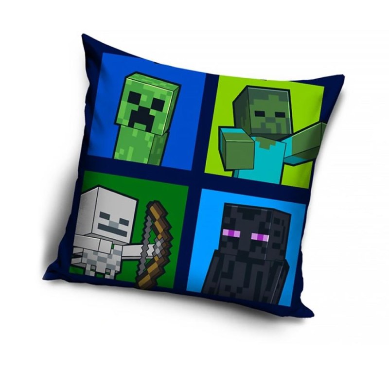 Povlak na polštářek - Minecraft mobové - Dárky.pro