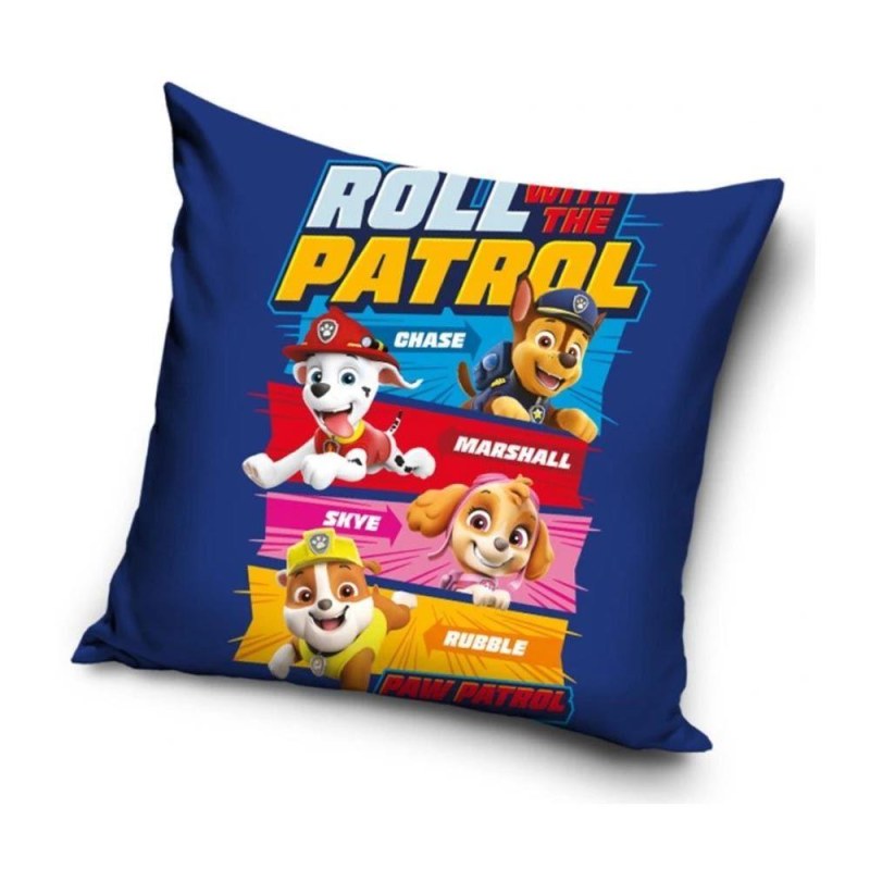 Povlak na polštářek - Tlapková patrola roll patrol Povlak na polštářek - Tlapková patrola roll patrol - Dárky.pro