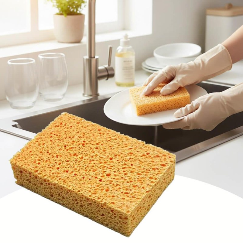 Přírodní eko houbička na nádobí - Dárky.pro