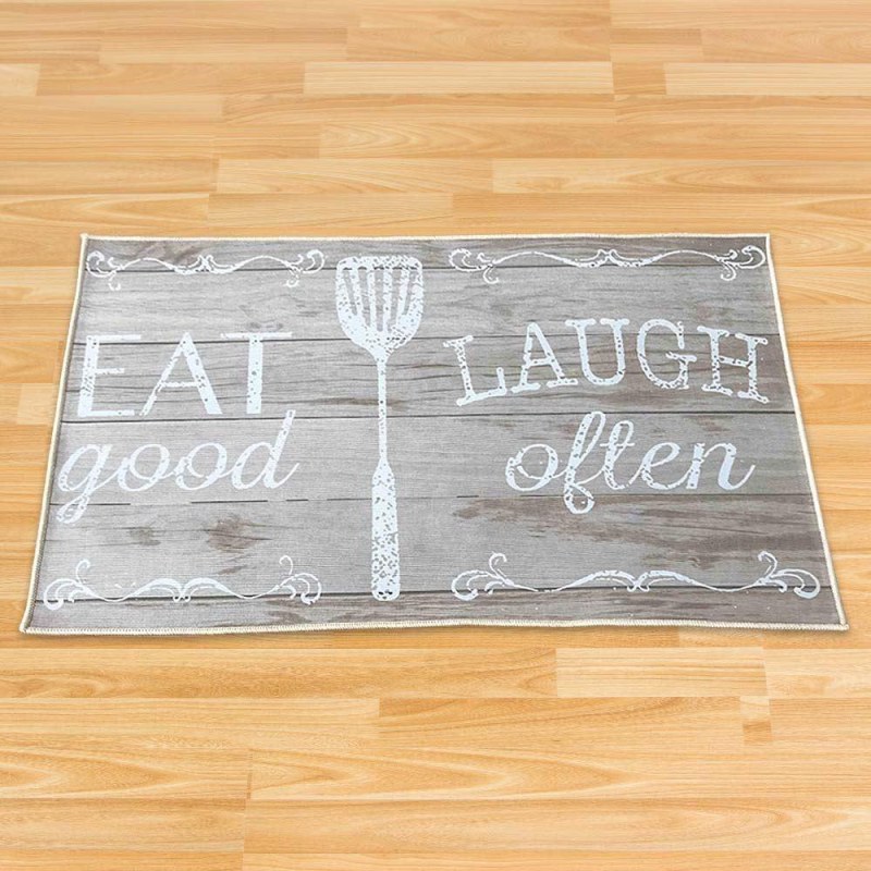 Protiskluzová předložka 90x60 cm  - Eat Good, Laugh Often