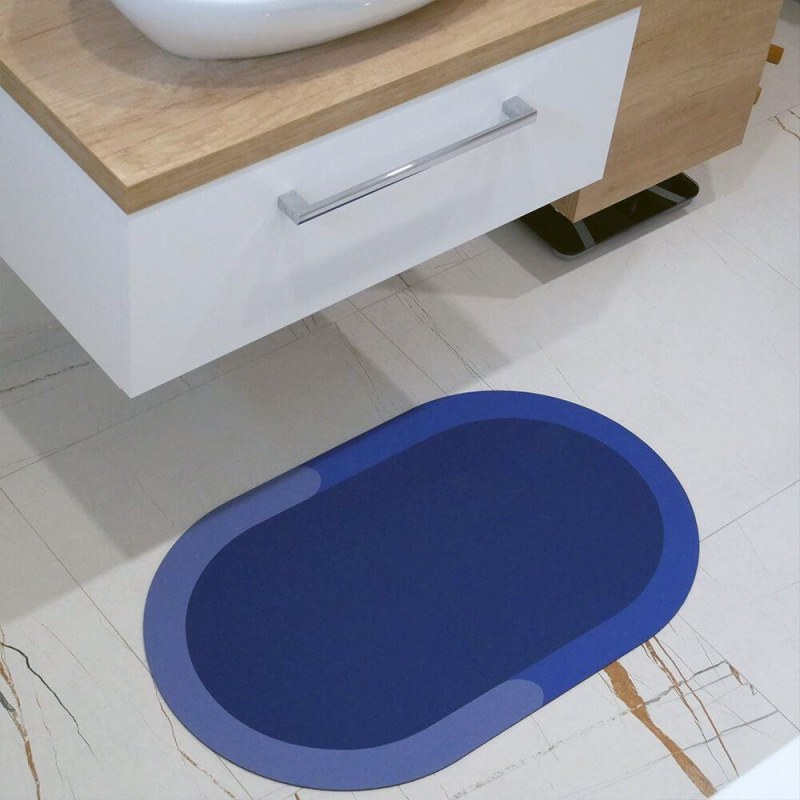 Rychleschnoucí koupelnová předložka 78x48 cm