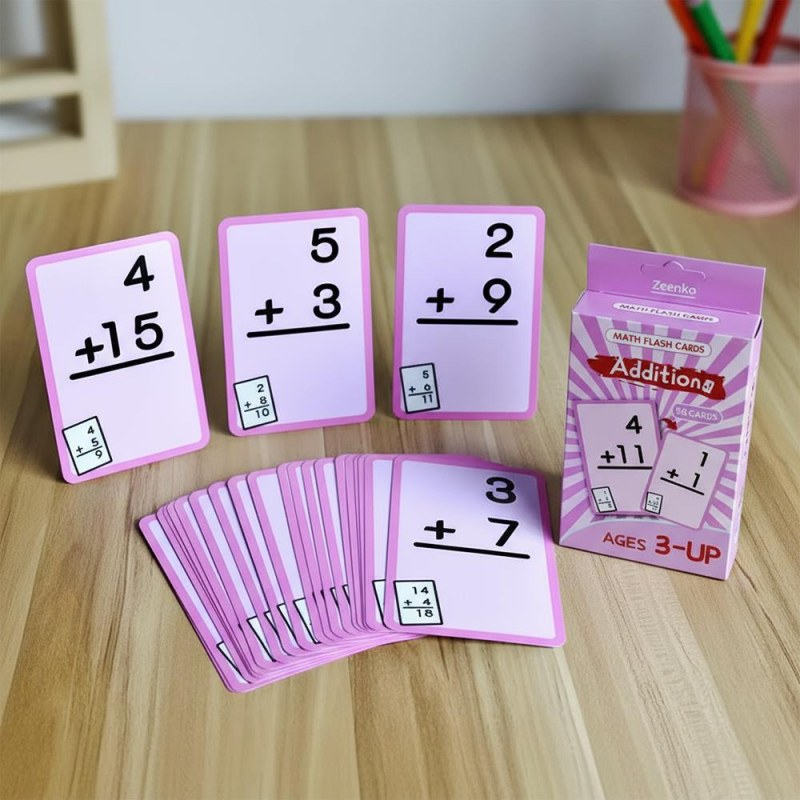 Sada matematických kartiček 36 ks - sčítání - Dárky.pro