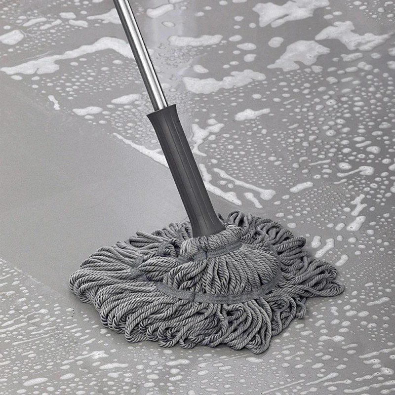 Samoždímací kulatý mop s&nbsp;třásněmi - Dárky.pro