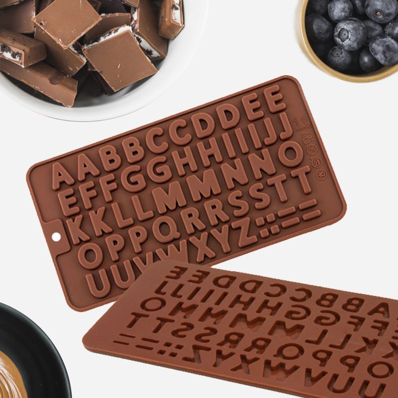 Silikonová forma na čokoládu - písmena - Dárky.pro