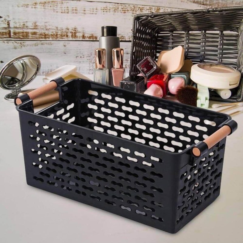 Úložný box s úchytkami - černý - Dárky.pro