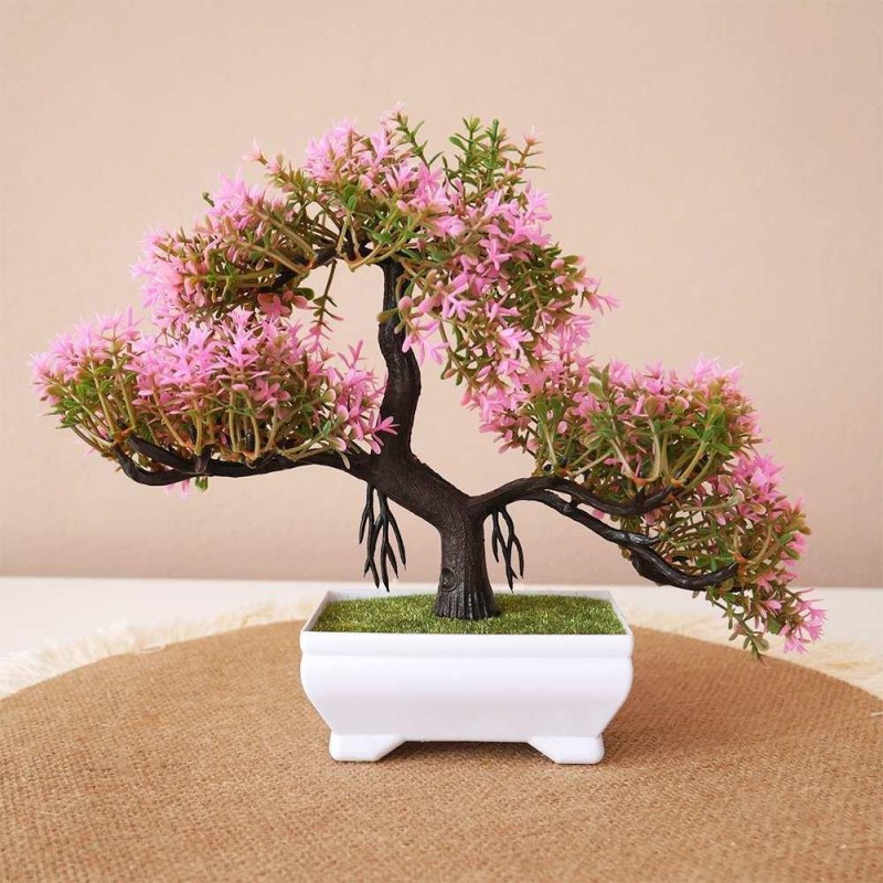 Umělá bonsai - růžová - Dárky.pro