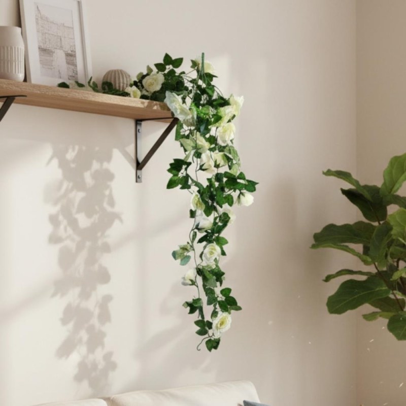 Umělá převislá květina 90 cm - bílá - Dárky.pro