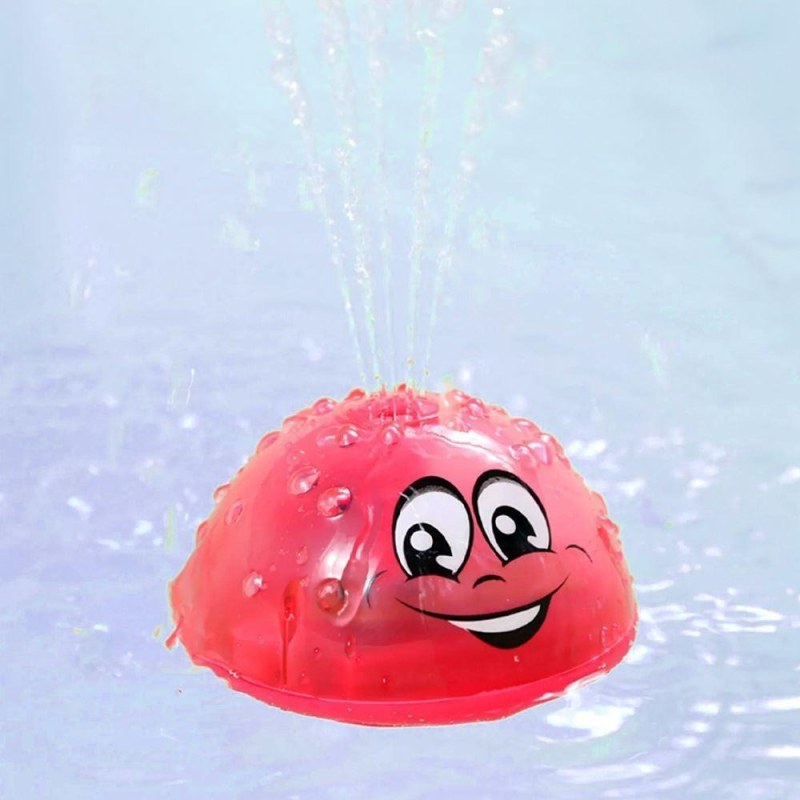 Veselá hračka do vany - červená