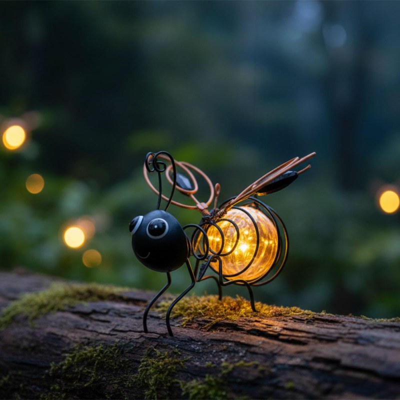 Zahradní dekorace solární včelka - Dárky.pro